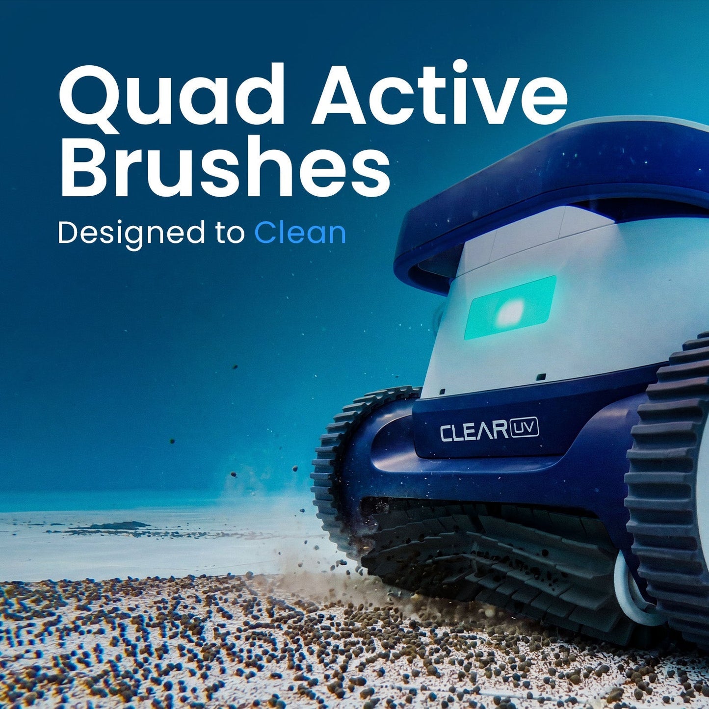 Clear UV Robotic Pool Cleaner